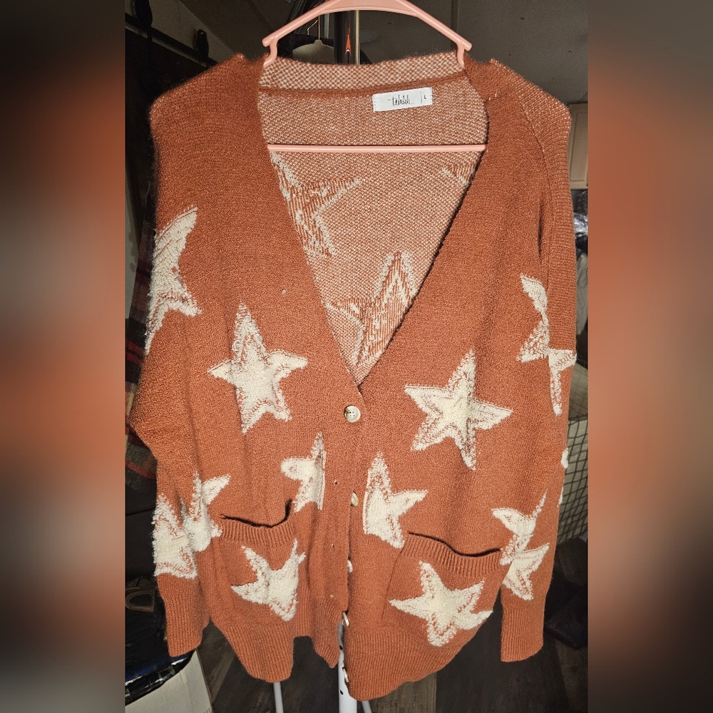 Star puff Cardigan